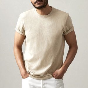 AMERICAN GIANT | 100% Cotton Premium Slub Crew Tee